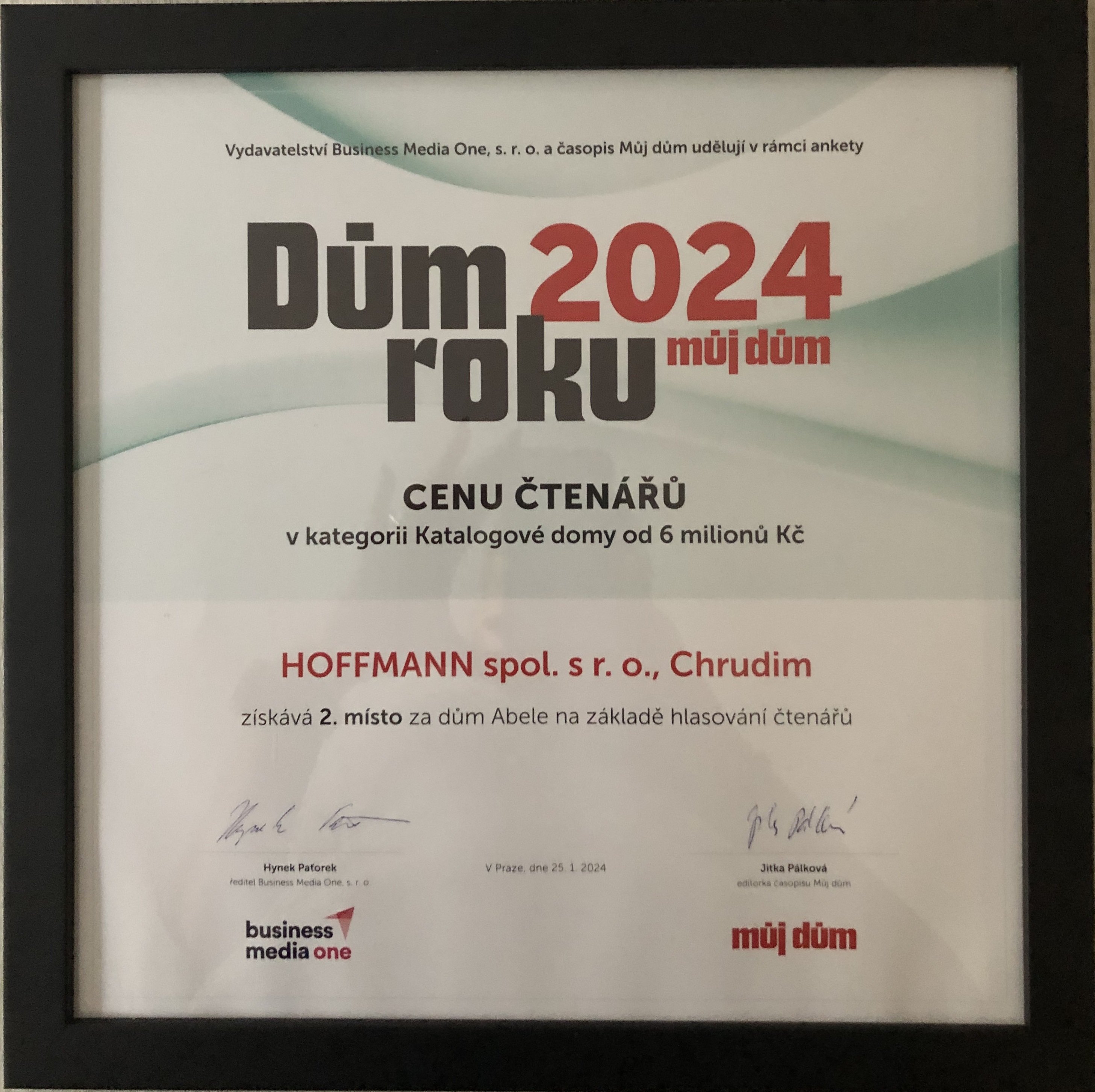 Ocenění Dům roku 2024 Ocenění Dům roku 2024
